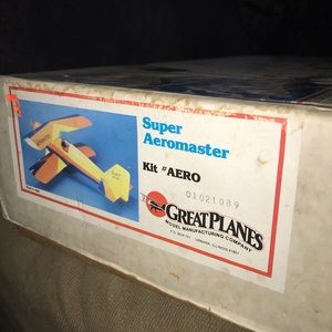 Super Aeromaster gas powered RC plane
